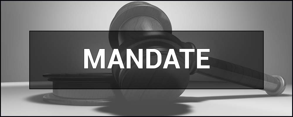Mandate — what is it, types, examples, and significance